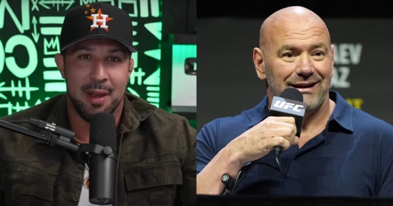 Brendan Schaub hits out at ‘frat bro bully’ Dana White following UFC 279, accuses him of steroid use