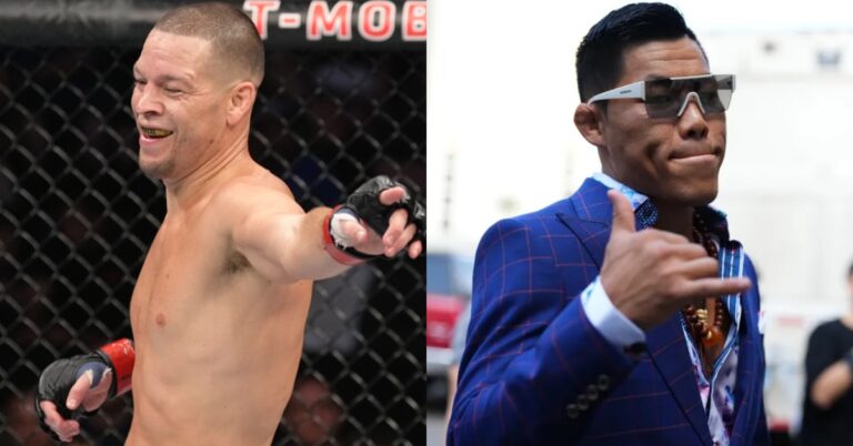 Nate Diaz sympathizes with Li Jingliang following UFC 279: ‘That motherf*cker had the dopest suit’