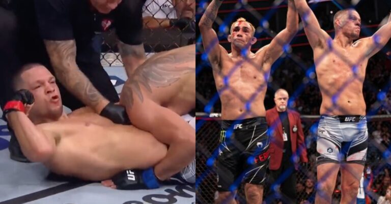 Nate Diaz lands stunning guillotine win over Tony Ferguson in main event showdown – UFC 279 Highlights