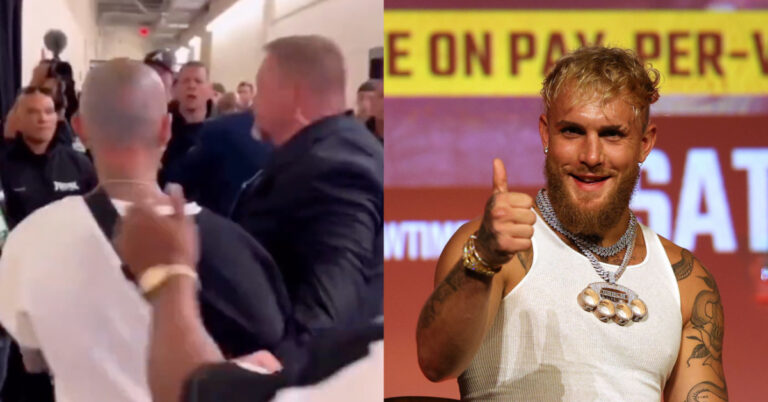 Watch | Nate Diaz slaps a member of Jake Paul’s entourage backstage at Silva vs. Paul