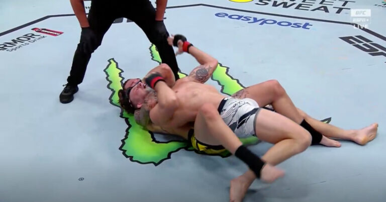 Brendan Allen submits Krzysztof Jotko with dominant first round rear-naked choke – UFC Vegas 61 Highlights