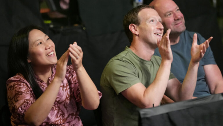 Media and fans react to Mark Zuckerberg renting out the entire arena for UFC Vegas 61: “We are living in a simulation”