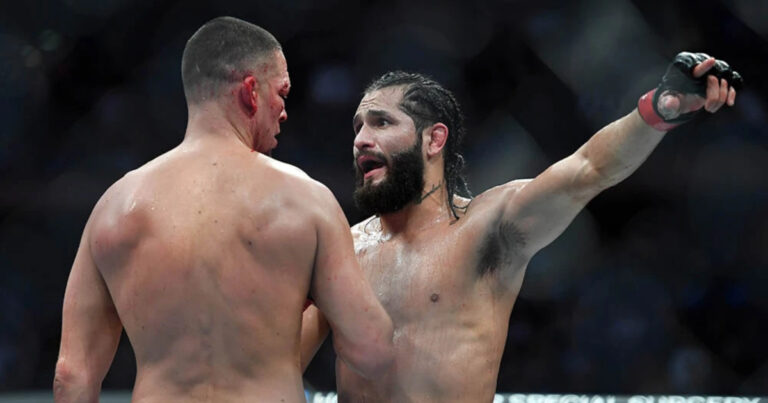 Jorge Masvidal believes ‘borderline vegetable’ Nate Diaz is done fighting in the ‘big leagues’