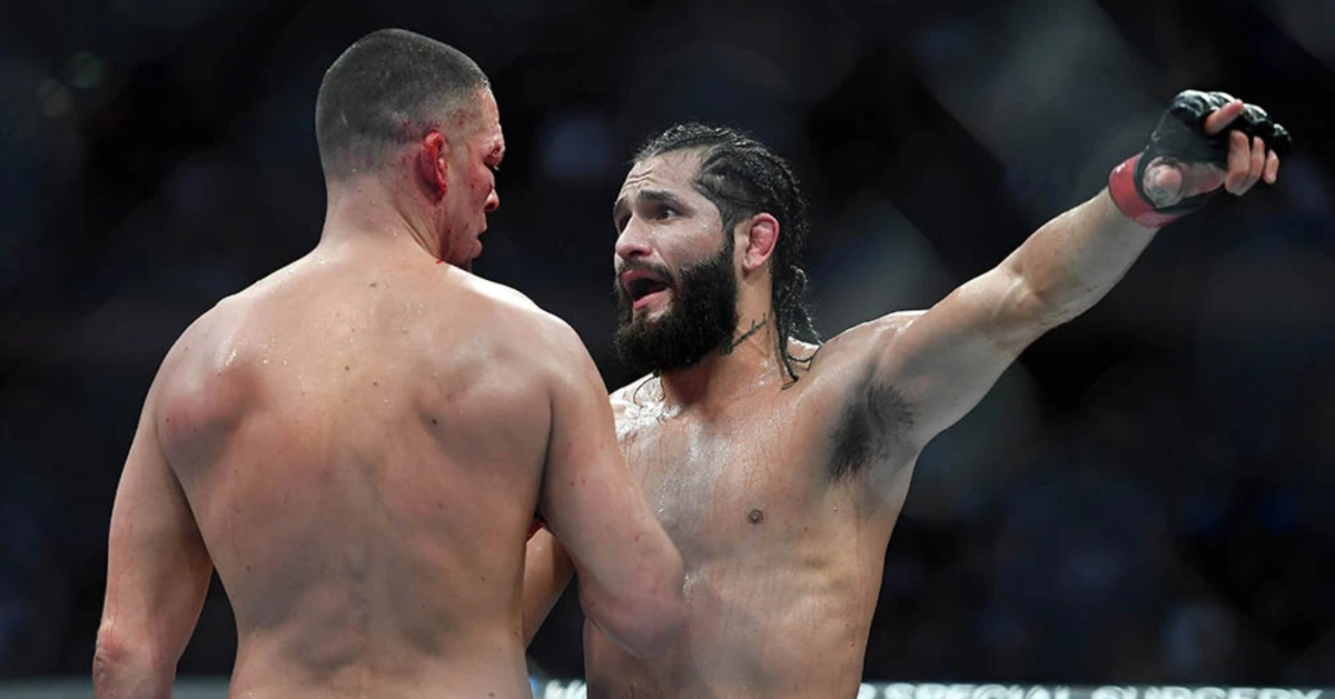 Jorge Masvidal issues chilling threat to Nate Diaz ahead of June boxing fight: ‘He’s a dead man walking’