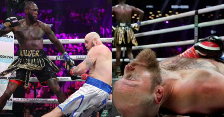 Deontay Wilder issues passionate response after brutal KO of Robert Helenius: ‘We risk our lives for your entertainment’