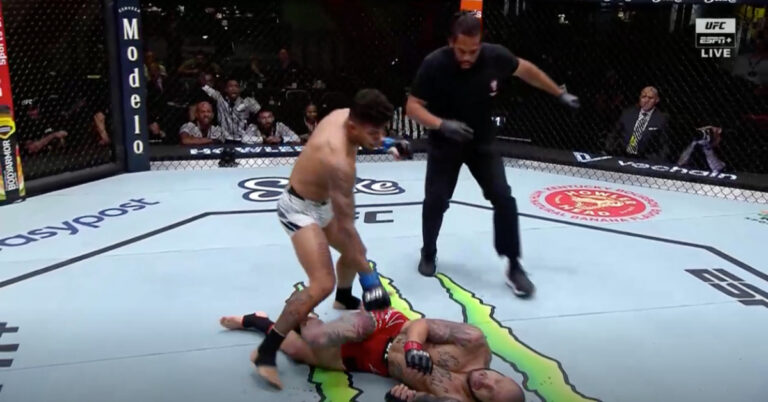 Jonathan Martinez stops Cub Swanson with brutal leg kick TKO victory – UFC Vegas 62 Highlights
