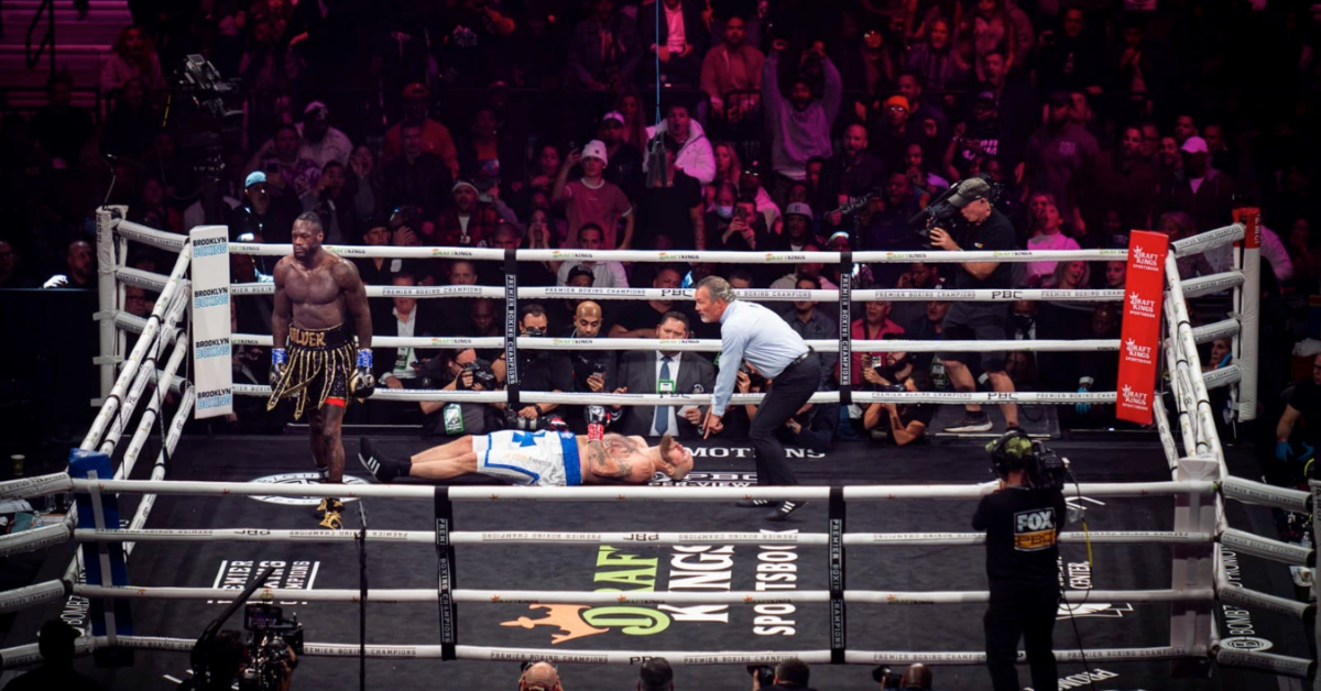Video - Deontay Wilder destroys Robert Helenius with vicious right hook KO in comeback fight 1 Deontay Wilder