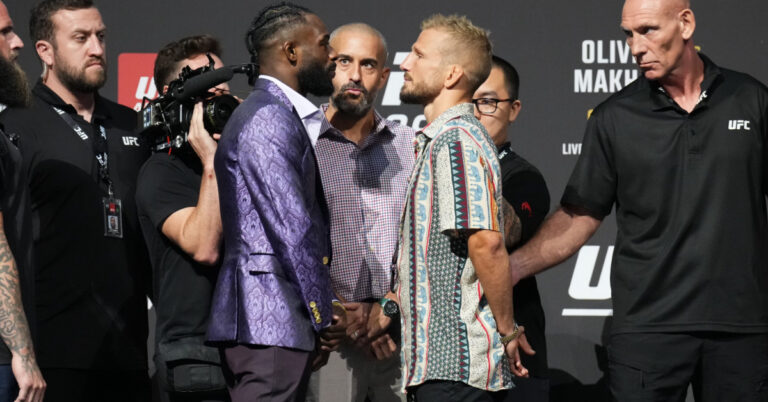 T.J. Dillashaw issues warning to Aljamain Sterling: ‘You’re going to get your ass whooped by a cheater, motherf*cker’