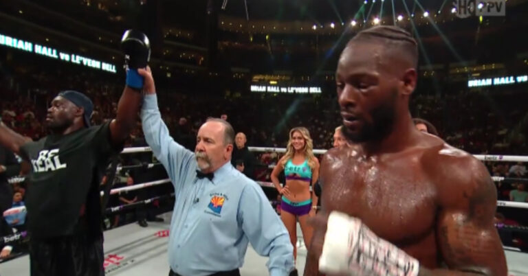 Uriah Hall scores unanimous decision over Le’Veon Bell in pro boxing debut – Paul vs. Silva Highlights