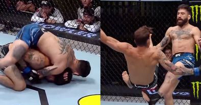 Randy Costa submitted in less than 2 minutes by 42-year-old Guido Cannetti - UFC Vegas 61 Highlights 1 Guido Cannetti