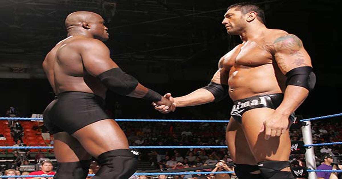 Bobby Lashley Shaking Hand With Batista