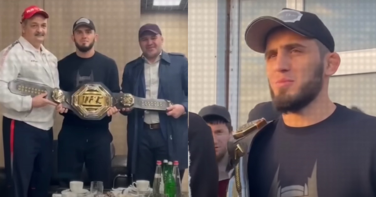 Video - Islam Makhachev meets Dagestan President, father during parade following UFC 280 title triumph 1 Islam Makhachev
