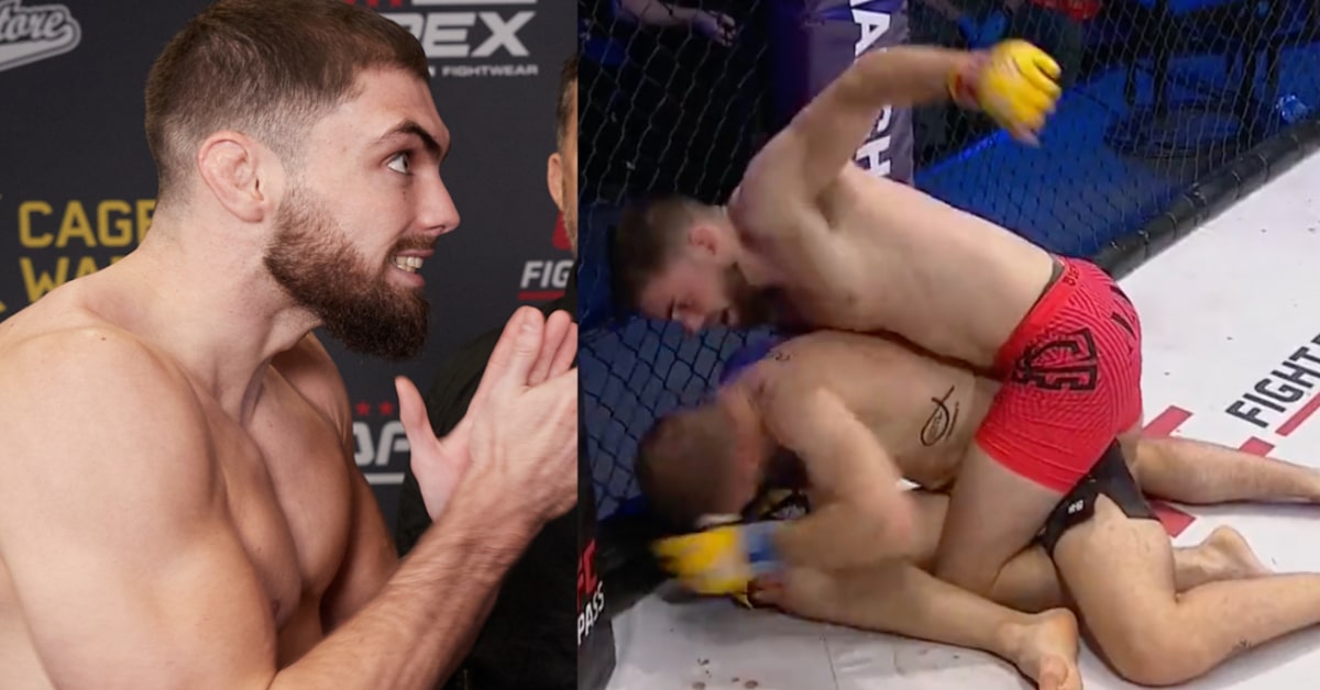 Undefeated rising star Adam Cullen runs through Martin Causse with first-round finish - Cage Warriors 146 1 Adam Cullen
