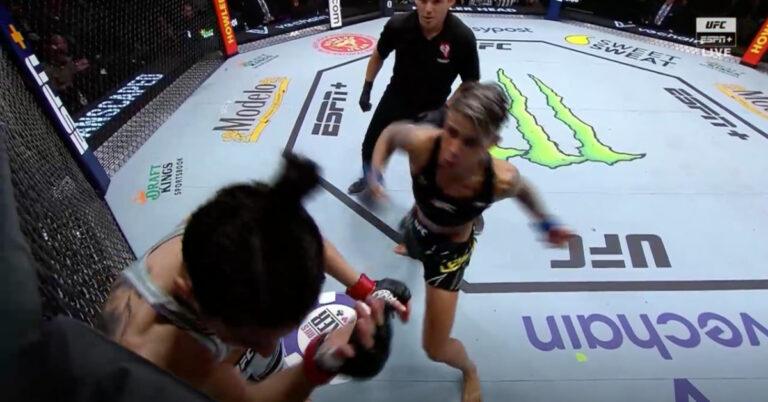 Amanda Lemos stops Marina Rodriguez, lands brutal standing TKO finish – UFC Vegas 64 Highlights