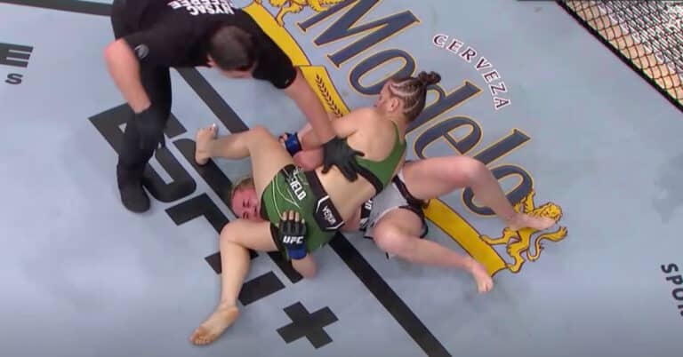Erin Blanchfield slices through Molly McCann with brutal first round kimura – UFC 281 Highlights