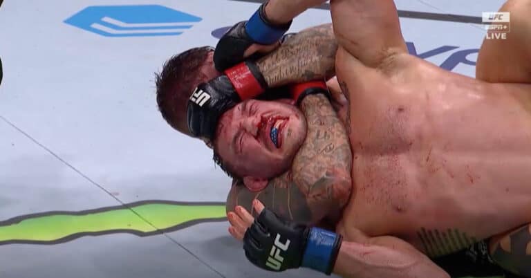 Dustin Poirier submits Michael Chandler in three round blood and guts war – UFC 281 Highlights