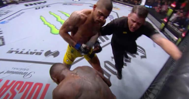 Alex Pereira wins title, stops Israel Adesanya with fifth round standing knockout – UFC 281 Highlights