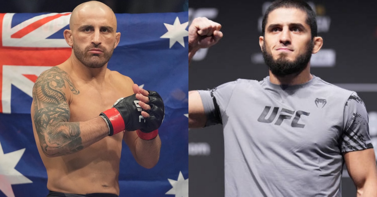 Alex Volkanovski wants to test Islam Makhachev's striking: 'He's supposed to be well rounded' 1 Alex Volkanovski, Islam Makhachev