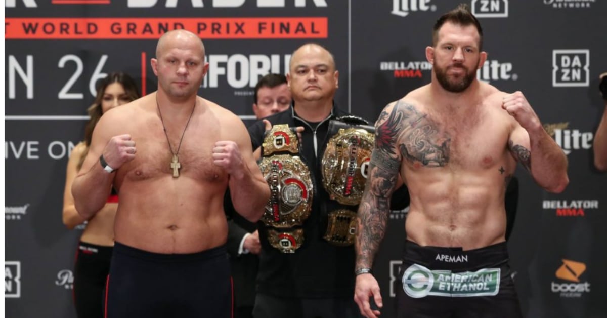 Fedor Emelianenko retirement fight set for Bellator 290 on February 4th vs. Ryan Bader 1 Fedor Emelianenko