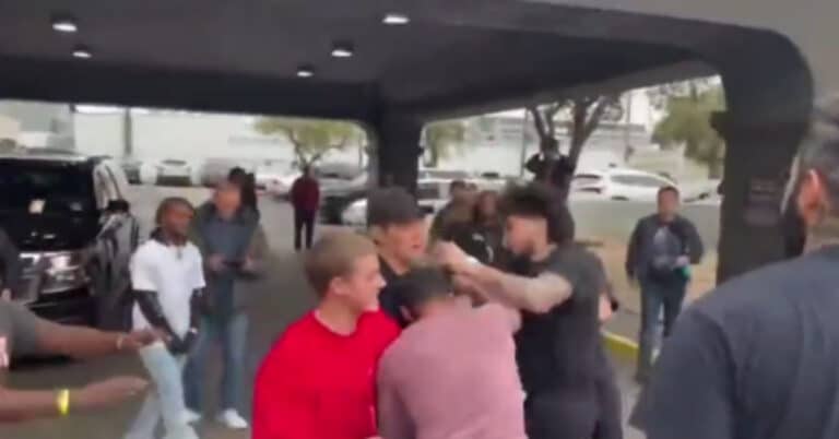 Dillon Danis rocked by Anthony Taylor in crazy brawl outside of DAZN X Series event