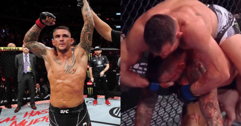 Dustin Poirier bit Michael Chandler’s fingers when they were in his mouth at UFC 281: “I bit the sh*t out of his fingers.”