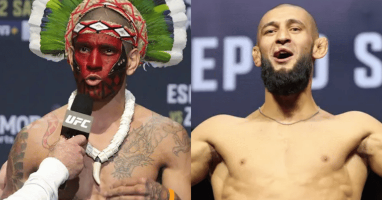 Alex Pereira offers to fight Khamzat Chimaev at light heavyweight in Brazil UFC return