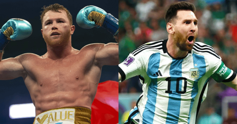 Canelo Alvarez issues threat to Lionel Messi after wiping floor with Mexico flag at FIFA World Cup