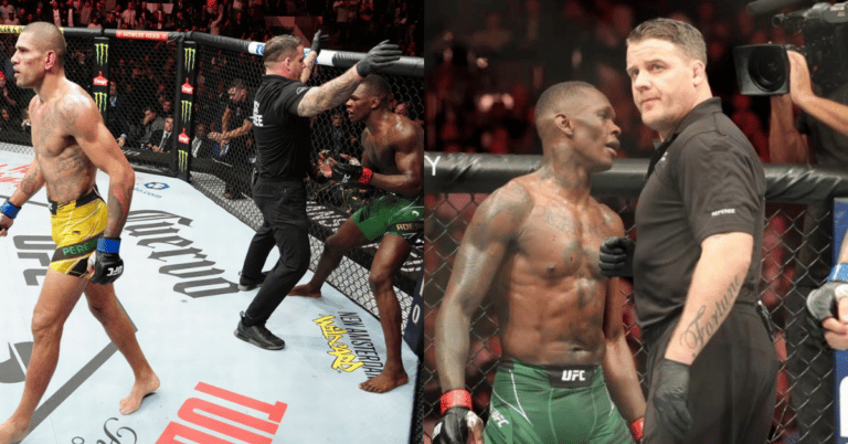 Referee Marc Goddard discusses Alex Pereira vs. Israel Adesanya TKO stoppage: “Understand the role in which we play, protection is paramount.”