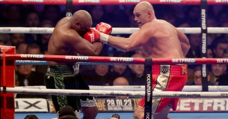 Tyson Fury retains WBC title, defeats Derek Chisora with tenth round TKO victory – Highlights