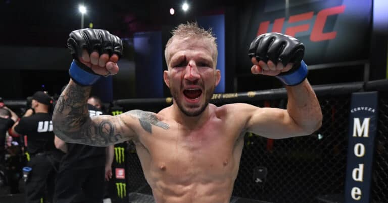 Cody Garbrandt, Aljamain Sterling & more react to the shock retirement of T.J. Dillashaw: “Can’t compete like a real man!”