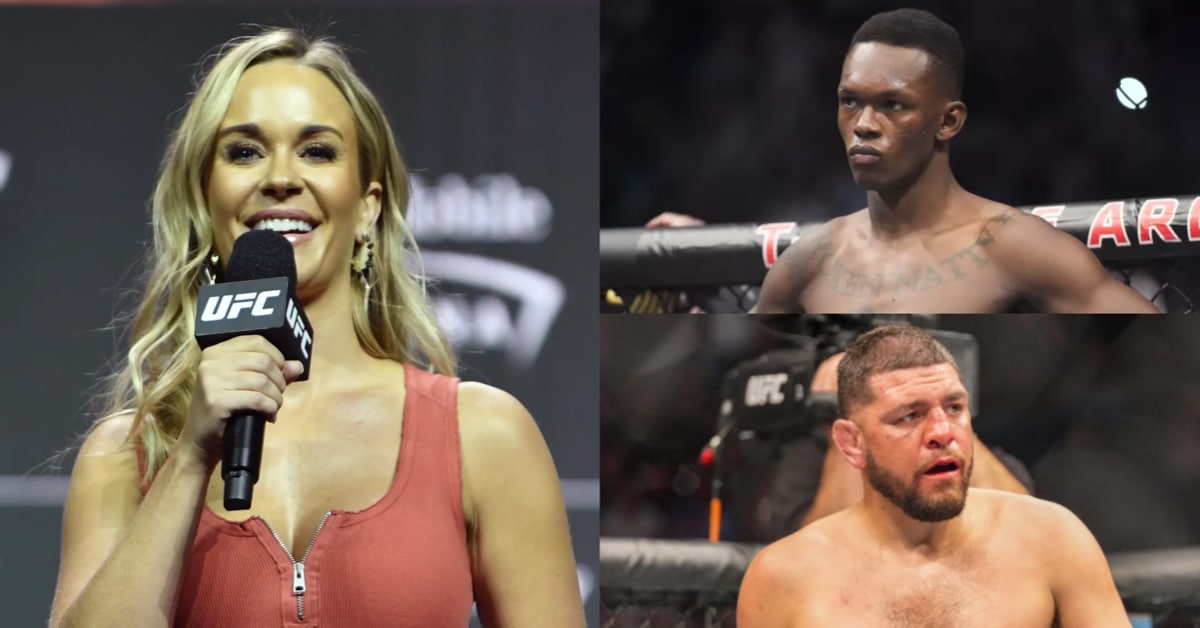 Laura Sanko, Nick Diaz, Israel Adesanya