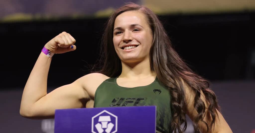Maycee Barber set for UFC Vegas 106 main event fight with Erin Blanchfield in May 4 Erin Blanchfield, Taila Santos