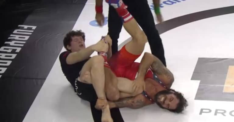 Video – Chase Hooper submits Clay Guida with brutal calf slicer in Fury Pro 6 submission grappling clash