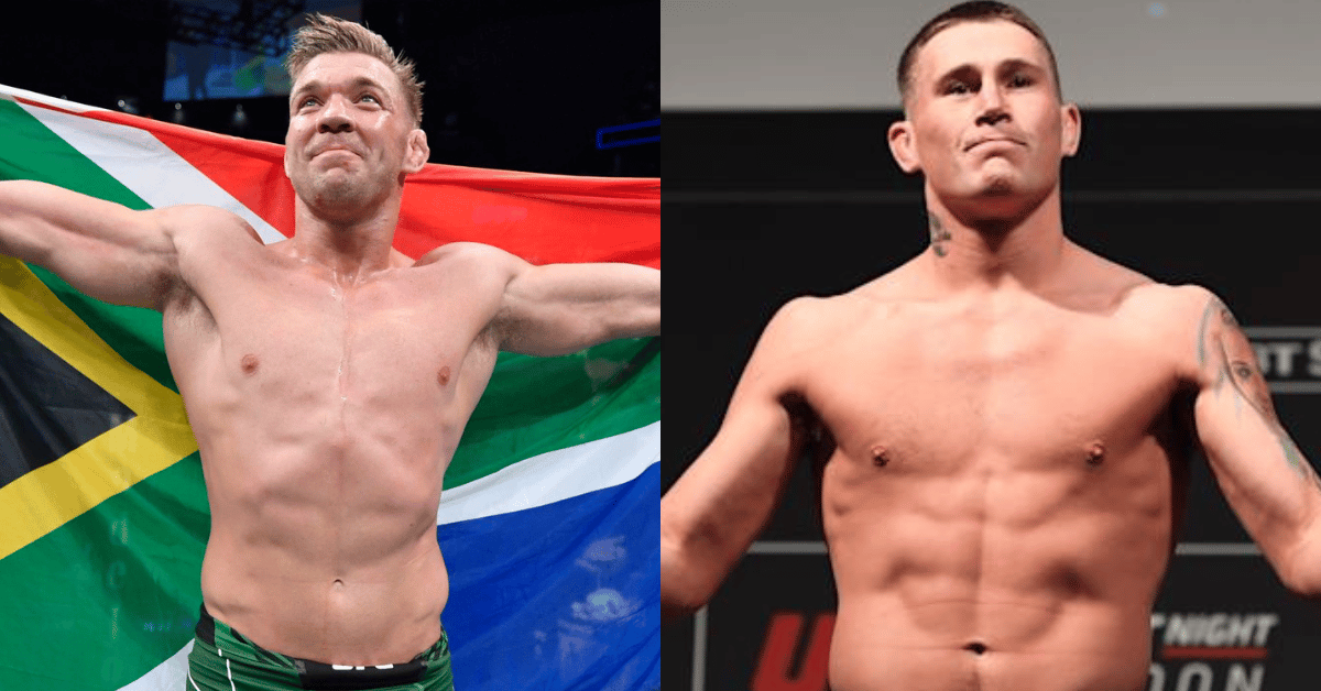 Exclusive | Dricus Du Plessis believes Darren Till moved to 185lbs so he could "Eat more junk, party a little bit longer." 1 dricus du plessis, Darren Till