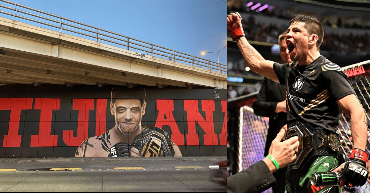 UFC Champion Brandon Moreno gets mural in his home of Tijuana, Mexico 1 Brandon Moreno Mural Mexico
