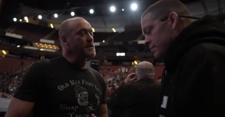 Nate Diaz calls Jake Paul and his father ‘the sh*thead family’ after meeting the latter in awkward exchange