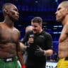 Israel Adesanya Alex Pereira UFC 287 Arrow