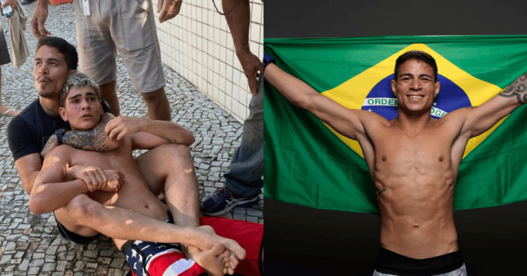 Former UFC fighter Felipe Colares saves woman from robbery in Brazil