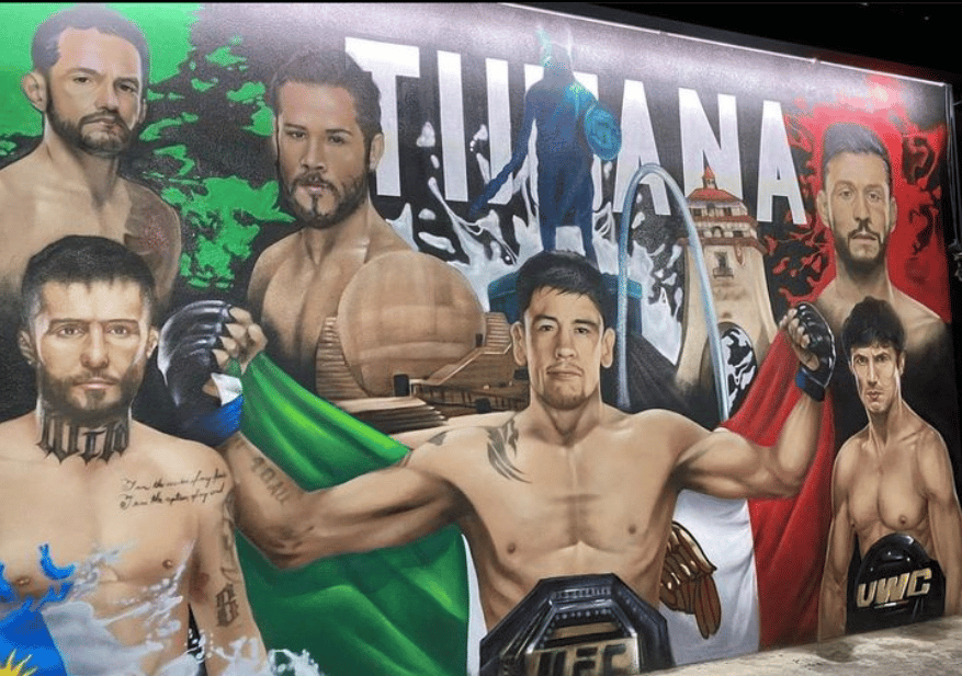 UFC Champion Brandon Moreno gets mural in his home of Tijuana, Mexico 4 brandon mural 3