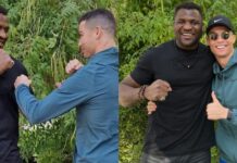 Francis Ngannou Cristiano Ronaldo UFC