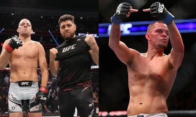 Video - Ciryl Gane impressively impersonates Nate Diaz's signature fist pose ahead of UFC Vegas 67 2 fwwaa
