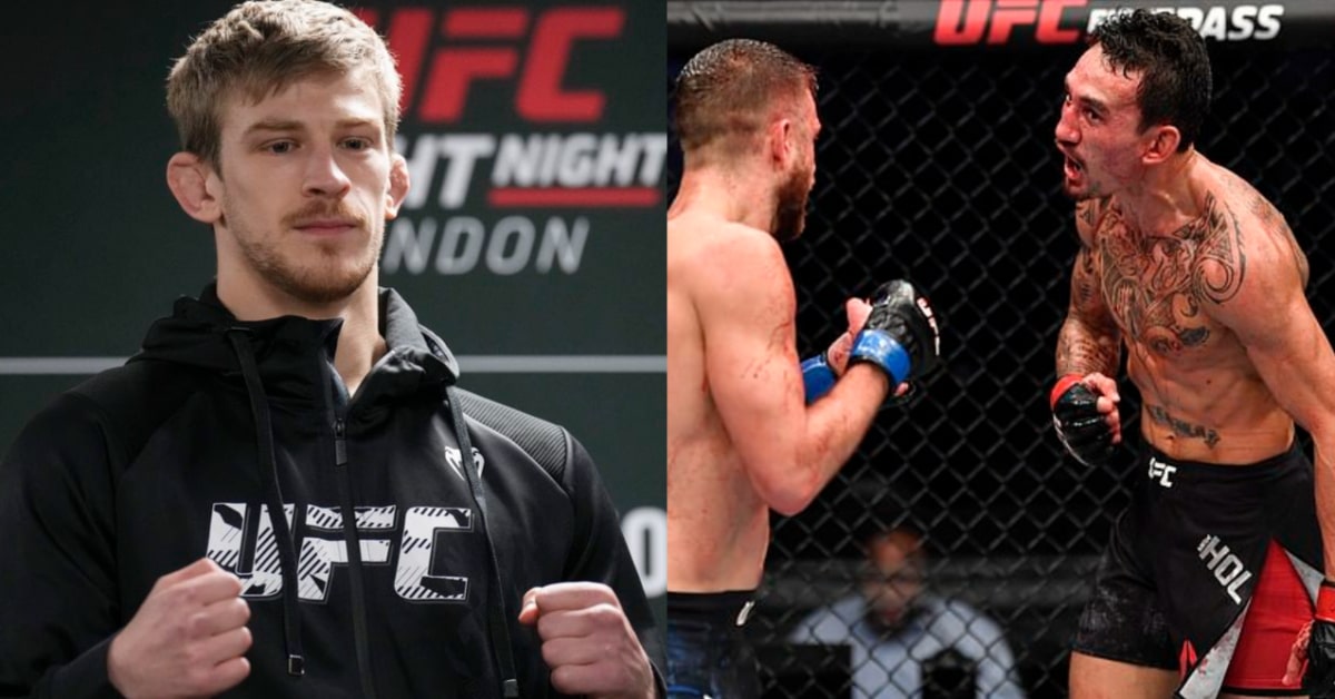 Arnold Allen on the most difficult factors Max Holloway brings to the table: "When he fights, he's an absolute a***hole." 1 Arnold Allen