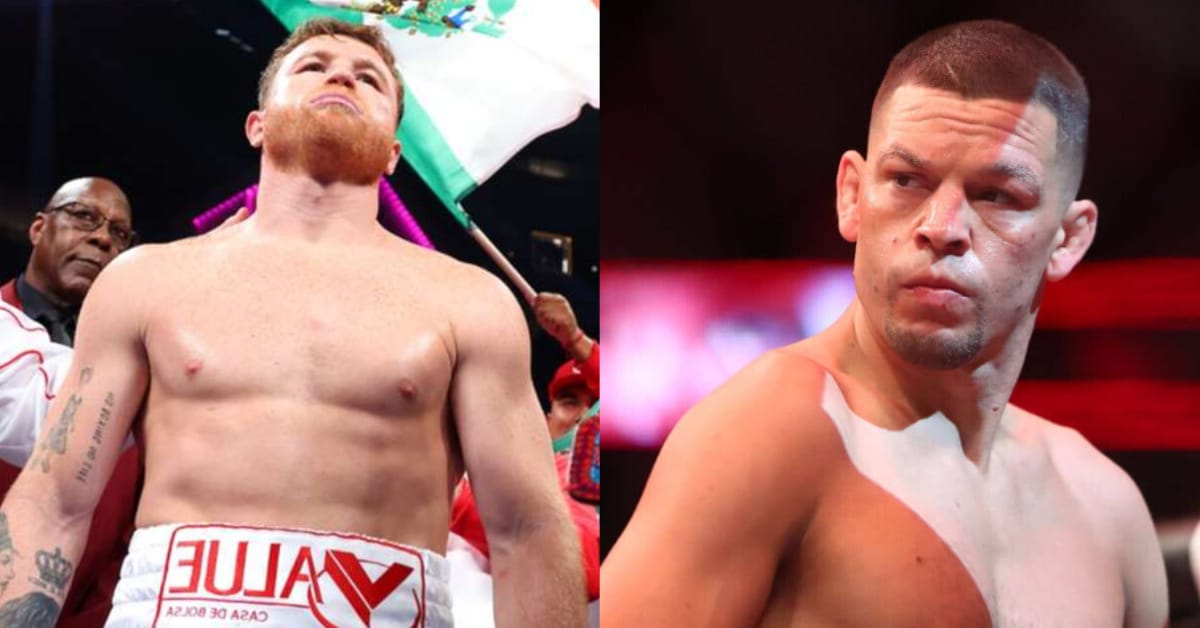 Canelo Alvarez teases potential fight with Nate Diaz; 'We never know, right?' 1 Canelo Alvarez