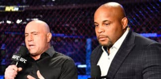 Joe Rogan, Daniel Cormier, Michael Bisping, Dominick Cruz