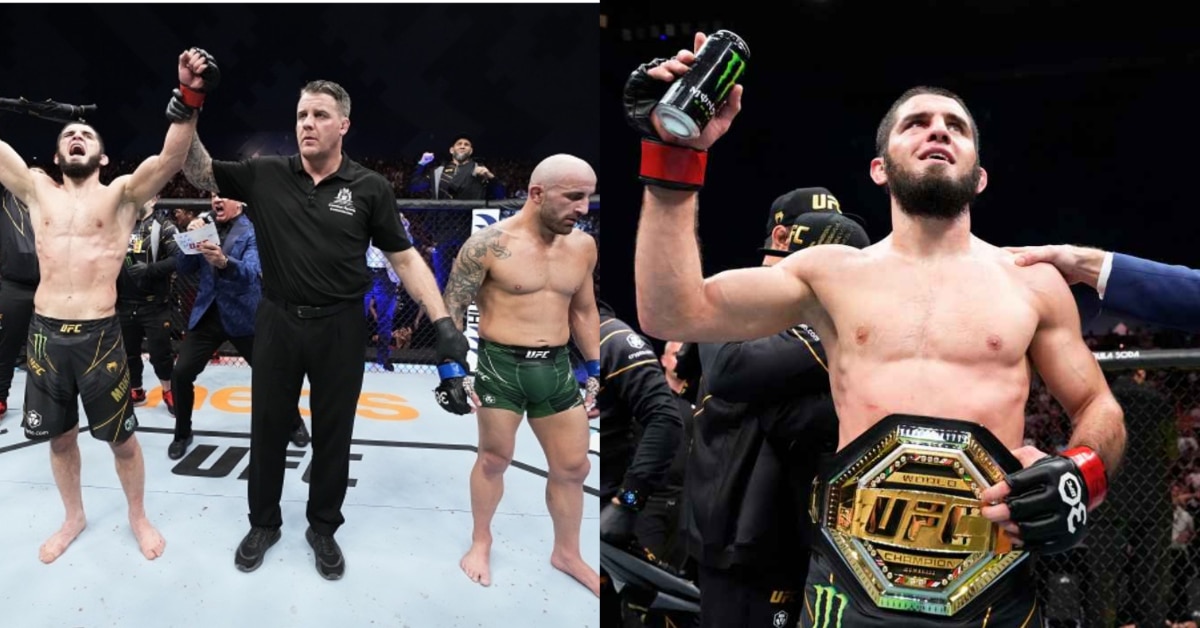 Islam Makhachev and Alexander Volkanovski