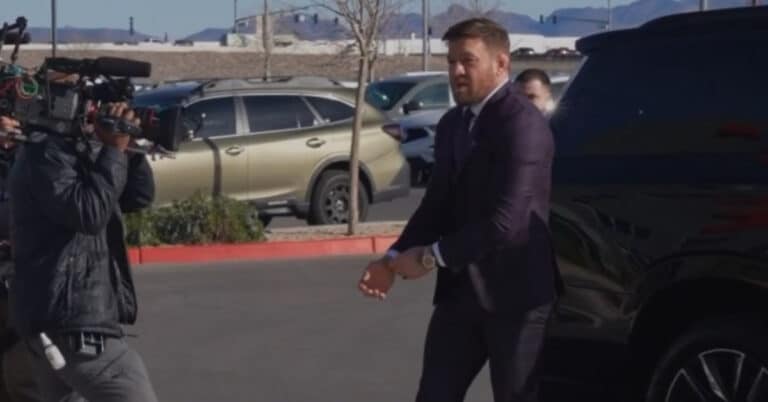 Ex-UFC champion Conor McGregor touches down in Las Vegas to film The Ultimate Fighter 31