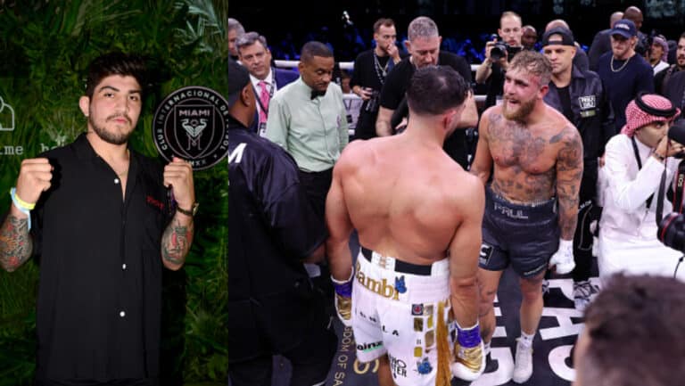 Dillon Danis reacts to Tommy Fury vs. Jake Paul fight: “Don’t ever speak my name again bi*** you suck Jake Paul”