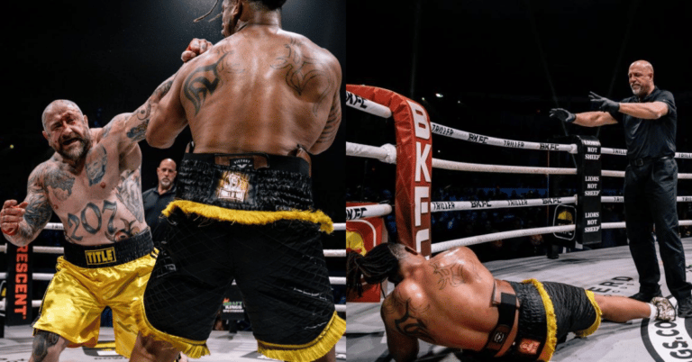 Greg Hardy knocked out in BKFC debut against Josh Watson