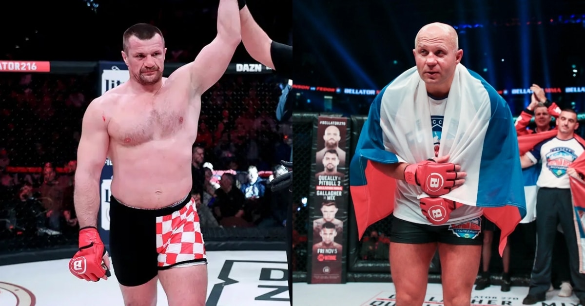 Mirko Cro Cop wishes Fedor Emelianenko luck ahead of retirement fight at Bellator 290: 'The greatest of all time' 1 Mirko Cro Cop Fedor Emelianenko Bellator 290