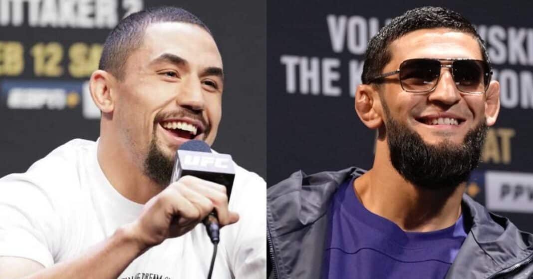 UFC, Robert Whittaker, Khamzat Chimaev
